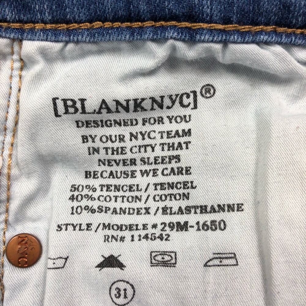 Blank NYC Patchwork Skinny Jeans - Picture 8 of 8